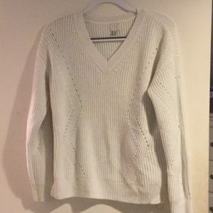 Creme light knit sweater
